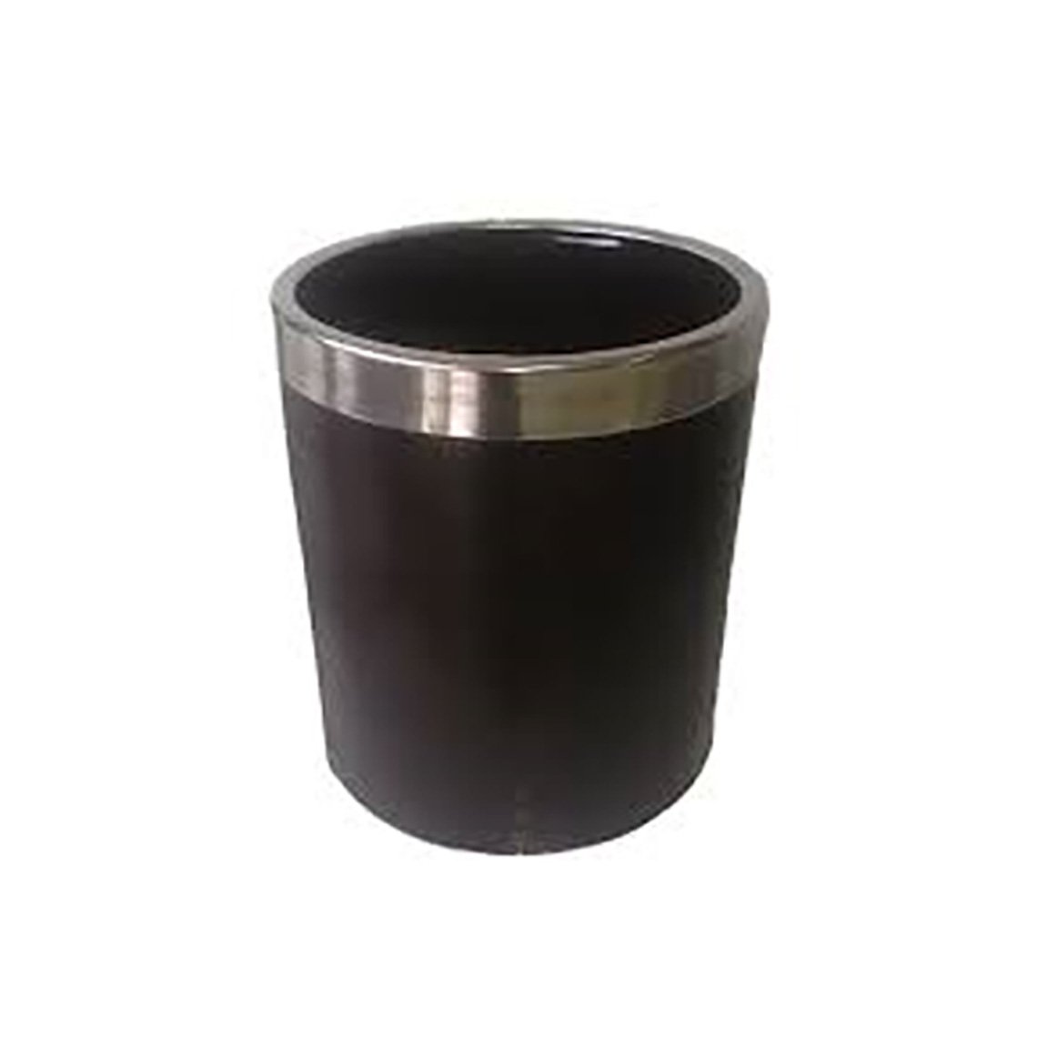 Deri Kaplı Çöp Kovası