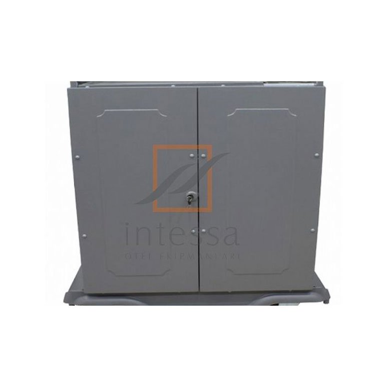 OTEL KAT TEMİZLİK ARABASIPLASTİK KAPAKLI JT